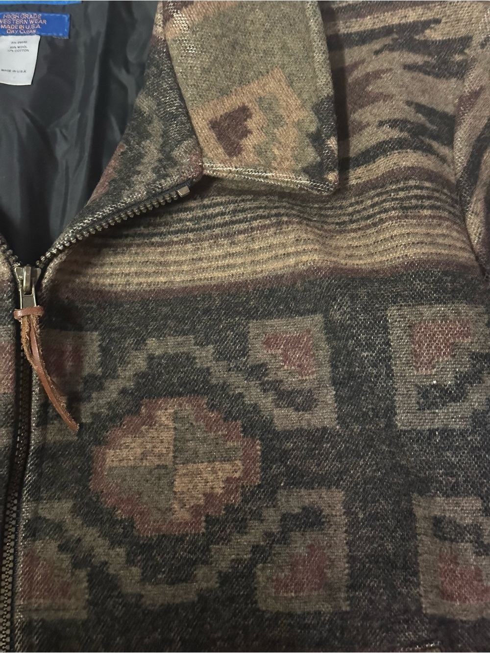 Vintage Pendleton High Grade Western Wear Jacket Size Medium Made In USA - Picture 3 of 5